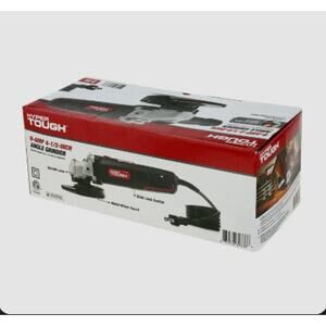 Hyper Tough 6 Amp Corded Angle Grinder with Handle,  New Condition opened box